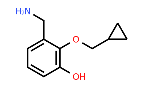 CAS 1243364-40-0 | 3-(Aminomethyl)-2-(cyclopropylmethoxy)phenol
