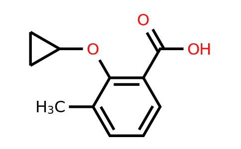 CAS 1243364-42-2 | 2-Cyclopropoxy-3-methylbenzoic acid
