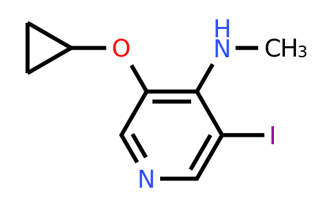 CAS 1243364-43-3 | 3-Cyclopropoxy-5-iodo-N-methylpyridin-4-amine