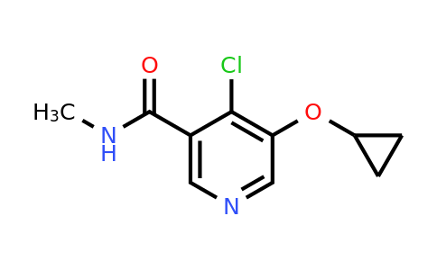 CAS 1243364-46-6 | 4-Chloro-5-cyclopropoxy-N-methylnicotinamide