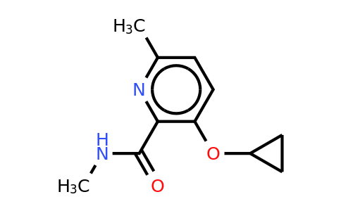 CAS 1243364-50-2 | 3-Cyclopropoxy-N,6-dimethylpicolinamide