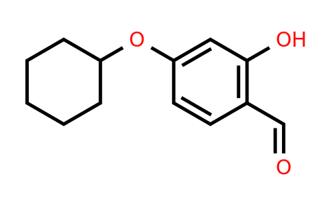 CAS 1243364-53-5 | 4-(Cyclohexyloxy)-2-hydroxybenzaldehyde