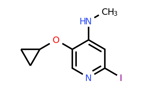 CAS 1243364-54-6 | 5-Cyclopropoxy-2-iodo-N-methylpyridin-4-amine