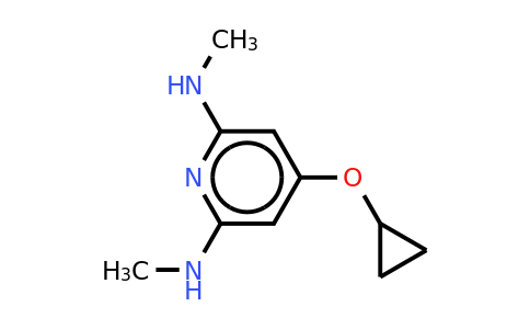 CAS 1243364-63-7 | 4-Cyclopropoxy-2-N,6-N-dimethylpyridine-2,6-diamine