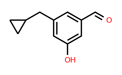 CAS 1243364-65-9 | 3-(Cyclopropylmethyl)-5-hydroxybenzaldehyde