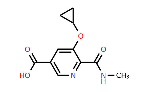 CAS 1243364-72-8 | 5-Cyclopropoxy-6-(methylcarbamoyl)nicotinic acid