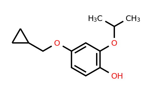 CAS 1243364-73-9 | 4-(Cyclopropylmethoxy)-2-isopropoxyphenol