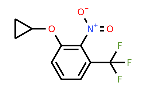 CAS 1243364-74-0 | 1-Cyclopropoxy-2-nitro-3-(trifluoromethyl)benzene