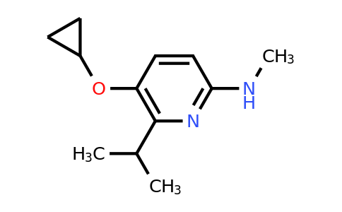 CAS 1243364-76-2 | 5-Cyclopropoxy-6-isopropyl-N-methylpyridin-2-amine