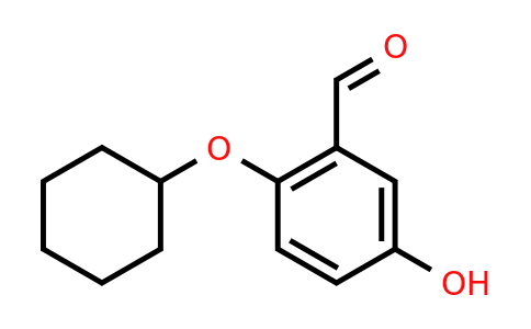 CAS 1243364-78-4 | 2-(Cyclohexyloxy)-5-hydroxybenzaldehyde