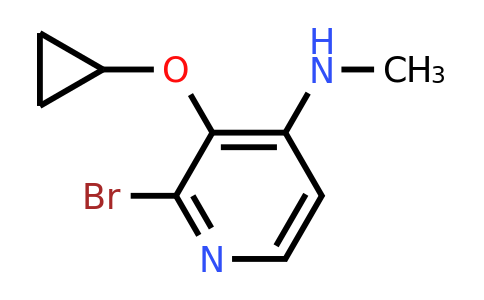 CAS 1243364-81-9 | 2-Bromo-3-cyclopropoxy-N-methylpyridin-4-amine