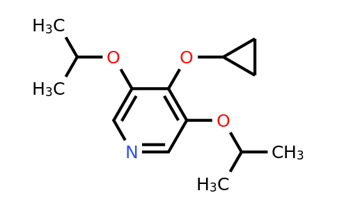CAS 1243364-82-0 | 4-Cyclopropoxy-3,5-diisopropoxypyridine