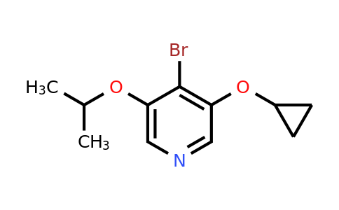 CAS 1243364-89-7 | 4-Bromo-3-cyclopropoxy-5-isopropoxypyridine