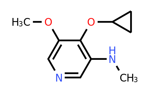 CAS 1243364-92-2 | 4-Cyclopropoxy-5-methoxy-N-methylpyridin-3-amine