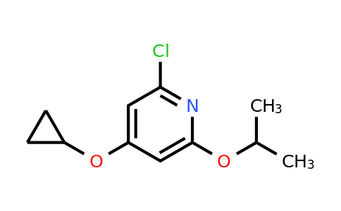 CAS 1243364-94-4 | 2-Chloro-4-cyclopropoxy-6-isopropoxypyridine