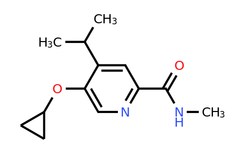 CAS 1243364-96-6 | 5-Cyclopropoxy-4-isopropyl-N-methylpicolinamide