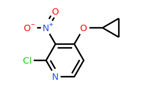 CAS 1243364-97-7 | 2-Chloro-4-cyclopropoxy-3-nitropyridine