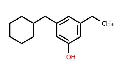 CAS 1243364-99-9 | 3-(Cyclohexylmethyl)-5-ethylphenol