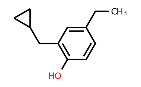 CAS 1243365-05-0 | 2-(Cyclopropylmethyl)-4-ethylphenol