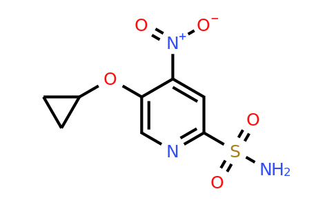 CAS 1243365-08-3 | 5-Cyclopropoxy-4-nitropyridine-2-sulfonamide