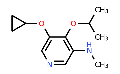 CAS 1243365-10-7 | 5-Cyclopropoxy-4-isopropoxy-N-methylpyridin-3-amine