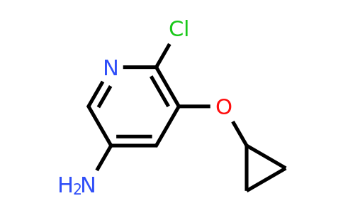 CAS 1243365-11-8 | 6-Chloro-5-cyclopropoxypyridin-3-amine