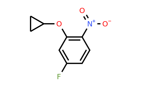 CAS 1243365-21-0 | 2-Cyclopropoxy-4-fluoro-1-nitrobenzene