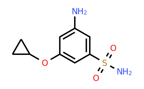 CAS 1243365-26-5 | 3-Amino-5-cyclopropoxybenzenesulfonamide
