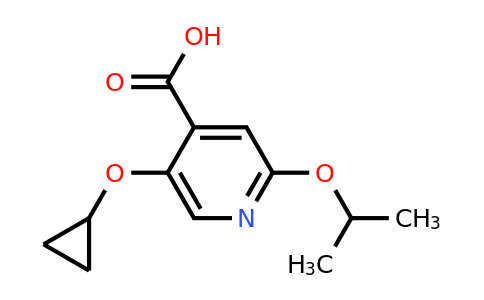 CAS 1243365-34-5 | 5-Cyclopropoxy-2-isopropoxyisonicotinic acid
