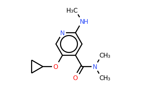 CAS 1243365-42-5 | 5-Cyclopropoxy-N,n-dimethyl-2-(methylamino)isonicotinamide