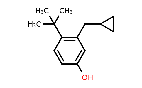 CAS 1243365-43-6 | 4-Tert-butyl-3-(cyclopropylmethyl)phenol