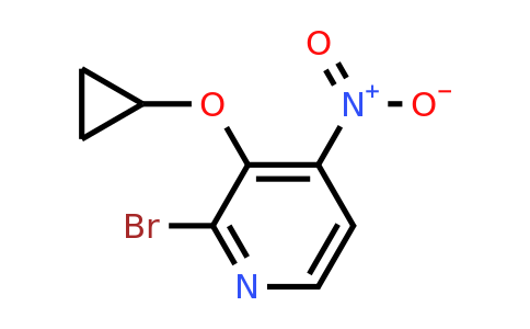 CAS 1243365-48-1 | 2-Bromo-3-cyclopropoxy-4-nitropyridine