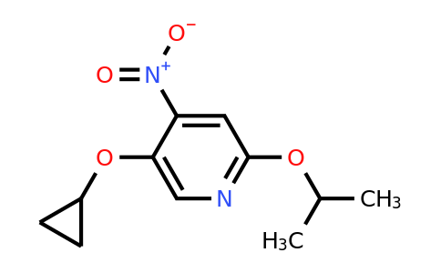 CAS 1243365-50-5 | 5-Cyclopropoxy-2-isopropoxy-4-nitropyridine