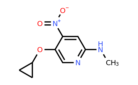 CAS 1243365-55-0 | 5-Cyclopropoxy-N-methyl-4-nitropyridin-2-amine