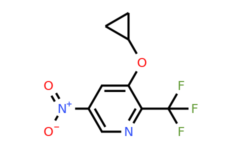 CAS 1243365-62-9 | 3-Cyclopropoxy-5-nitro-2-(trifluoromethyl)pyridine