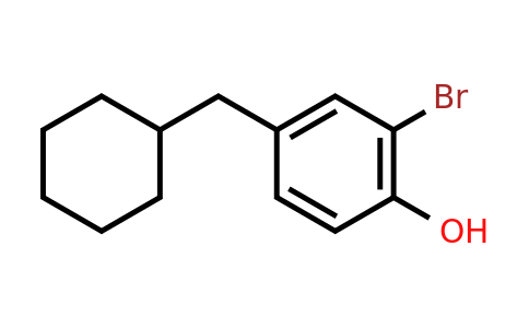 CAS 1243365-67-4 | 2-Bromo-4-(cyclohexylmethyl)phenol