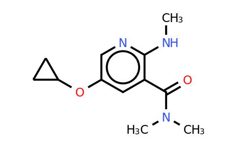 CAS 1243365-73-2 | 5-Cyclopropoxy-N,n-dimethyl-2-(methylamino)nicotinamide