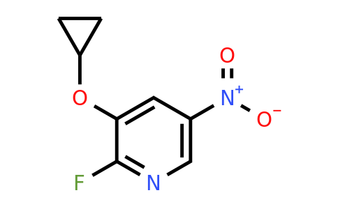 CAS 1243365-79-8 | 3-Cyclopropoxy-2-fluoro-5-nitropyridine