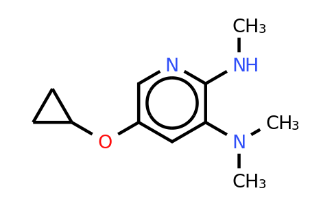 CAS 1243365-81-2 | 5-Cyclopropoxy-N2,N3,N3-trimethylpyridine-2,3-diamine