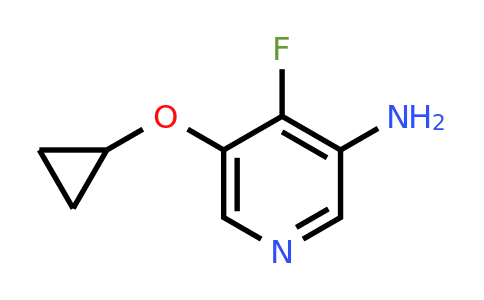 CAS 1243365-84-5 | 5-Cyclopropoxy-4-fluoropyridin-3-amine