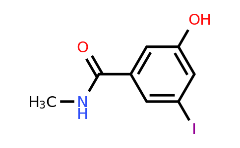 CAS 1243365-85-6 | 3-Hydroxy-5-iodo-N-methylbenzamide