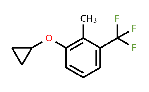CAS 1243365-86-7 | 1-Cyclopropoxy-2-methyl-3-(trifluoromethyl)benzene