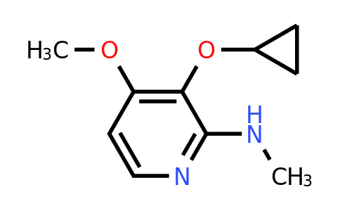 CAS 1243366-85-9 | 3-Cyclopropoxy-4-methoxy-N-methylpyridin-2-amine