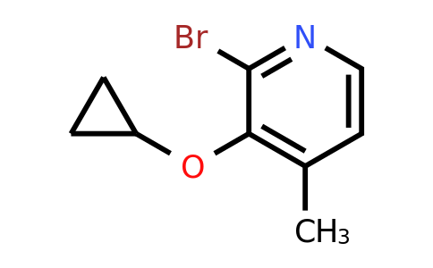 CAS 1243366-91-7 | 2-Bromo-3-cyclopropoxy-4-methylpyridine