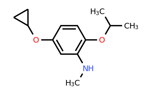 CAS 1243366-93-9 | 5-Cyclopropoxy-2-isopropoxy-N-methylaniline