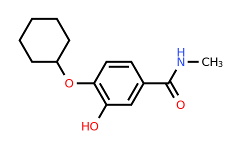 CAS 1243366-95-1 | 4-(Cyclohexyloxy)-3-hydroxy-N-methylbenzamide