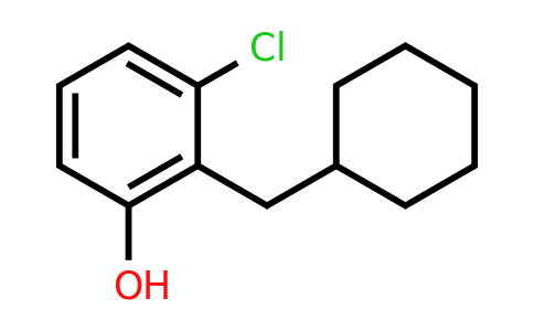 CAS 1243366-97-3 | 3-Chloro-2-(cyclohexylmethyl)phenol