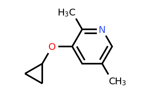 CAS 1243367-03-4 | 3-Cyclopropoxy-2,5-dimethylpyridine