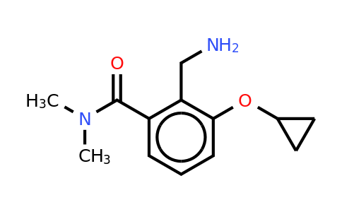 CAS 1243367-29-4 | 2-(Aminomethyl)-3-cyclopropoxy-N,n-dimethylbenzamide