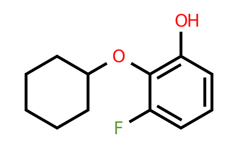 CAS 1243367-35-2 | 2-(Cyclohexyloxy)-3-fluorophenol